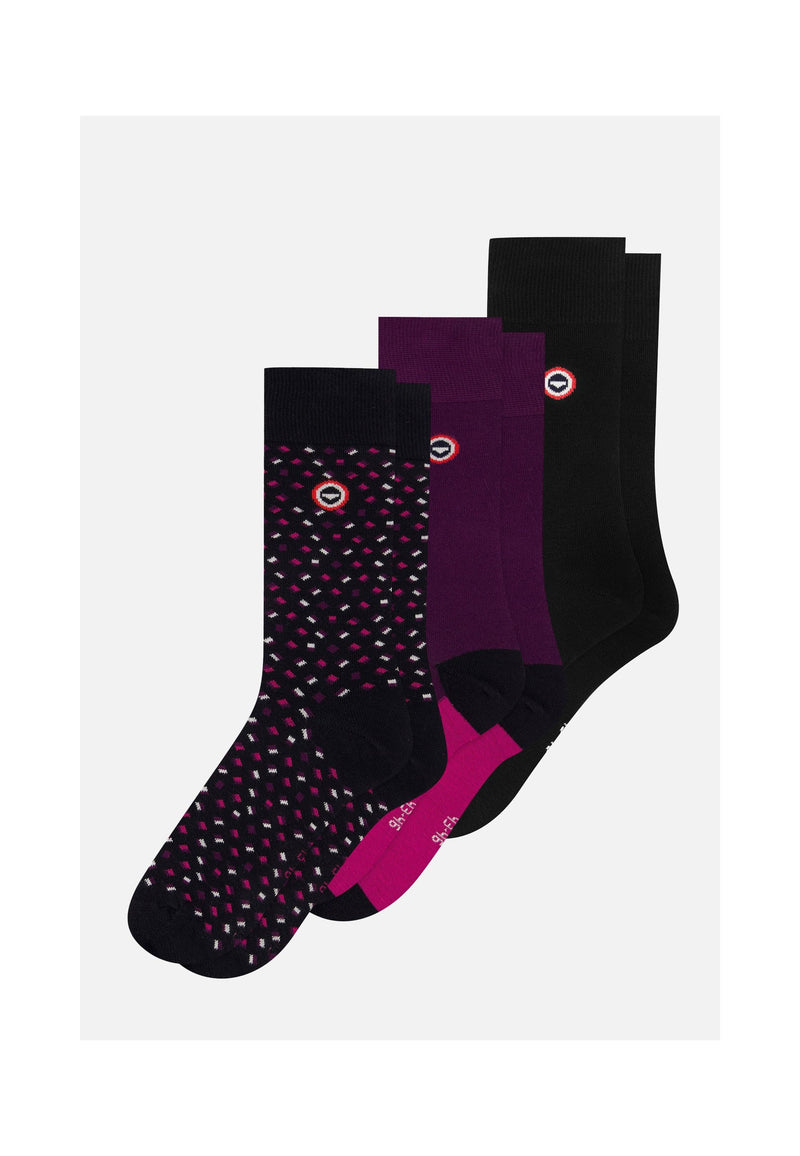 Lot De 7 Chaussettes Mi-Hautes En Coton - Multi
