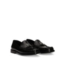 Mocassins - Dolce & Gabbana Leather Logo - Black