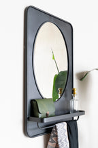 Pascal M Shelf - Mirror - Iron - Black