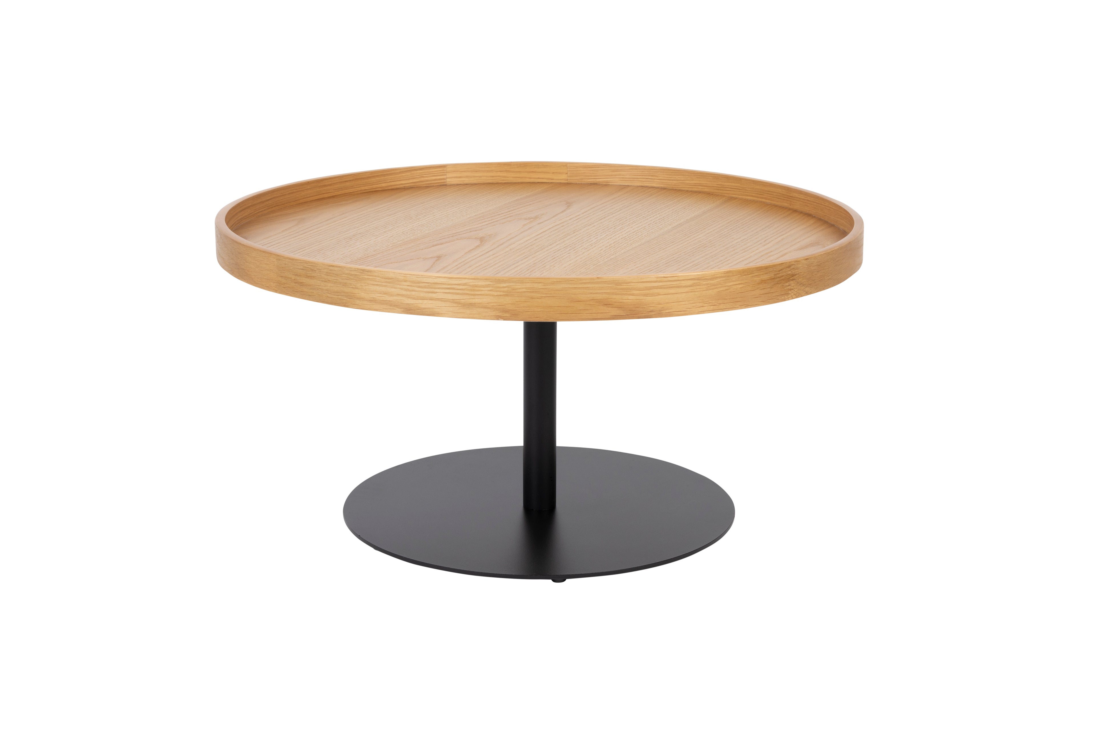 Yuri L - Side Table - Oak Veneer - Oak/Brown