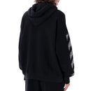 Sweatshirt Off-White Pixel Diag Skate Hooded - Black - Homme