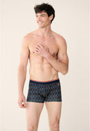 Lot De 7 Boxers En Coton - Boxers Moutarde Vert Sapin Rouge Cerise Marine Blanc Flocon Tartan