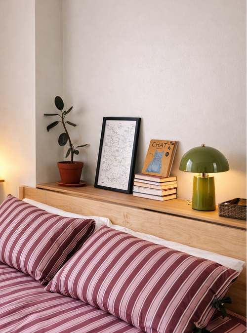 Lampe De Table En Céramique Lotte 31 Cm - Verte