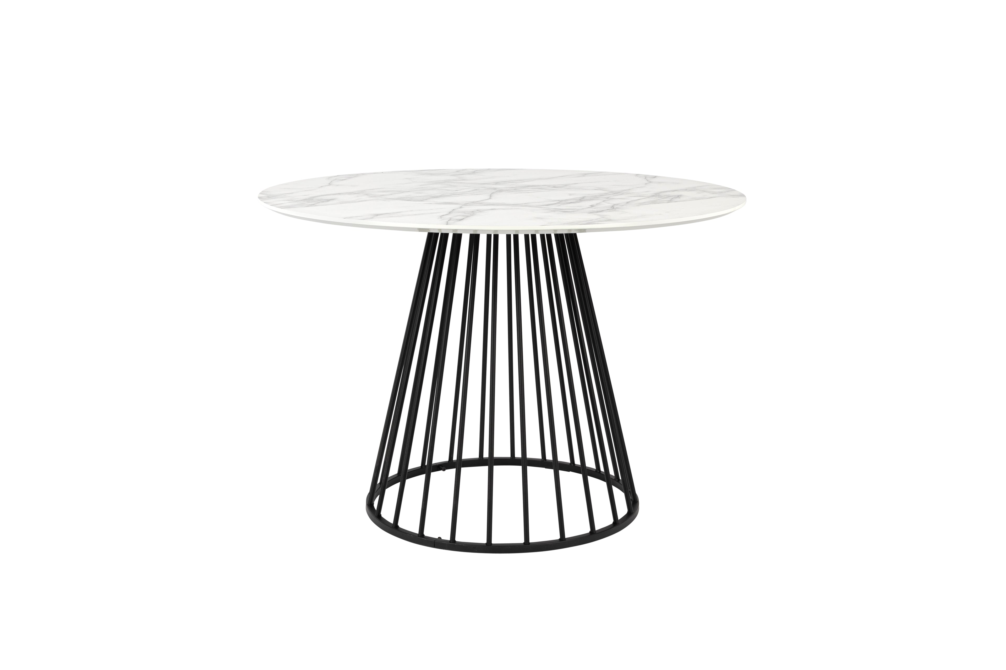 Floris - Dining Room Table - Metal - Black/Gold