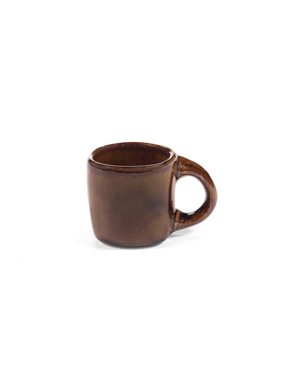 Out Of Lines - Lot De 2 Tasses À Expresso - Grès - Ocre