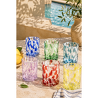 Carnaval - Set of 6 Water Glasses - Assorted Colours