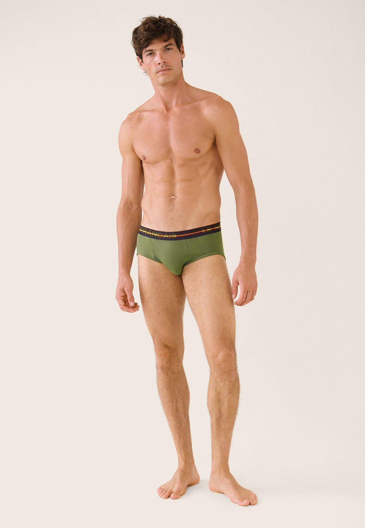 Slip Intrépide in Cotone - Kaki Veronese