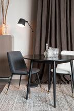 Lionel - Dining Room Chair - Fabric - Dark Gray