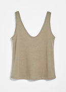 Top Pa Dino Linen Tank - Beige - Women