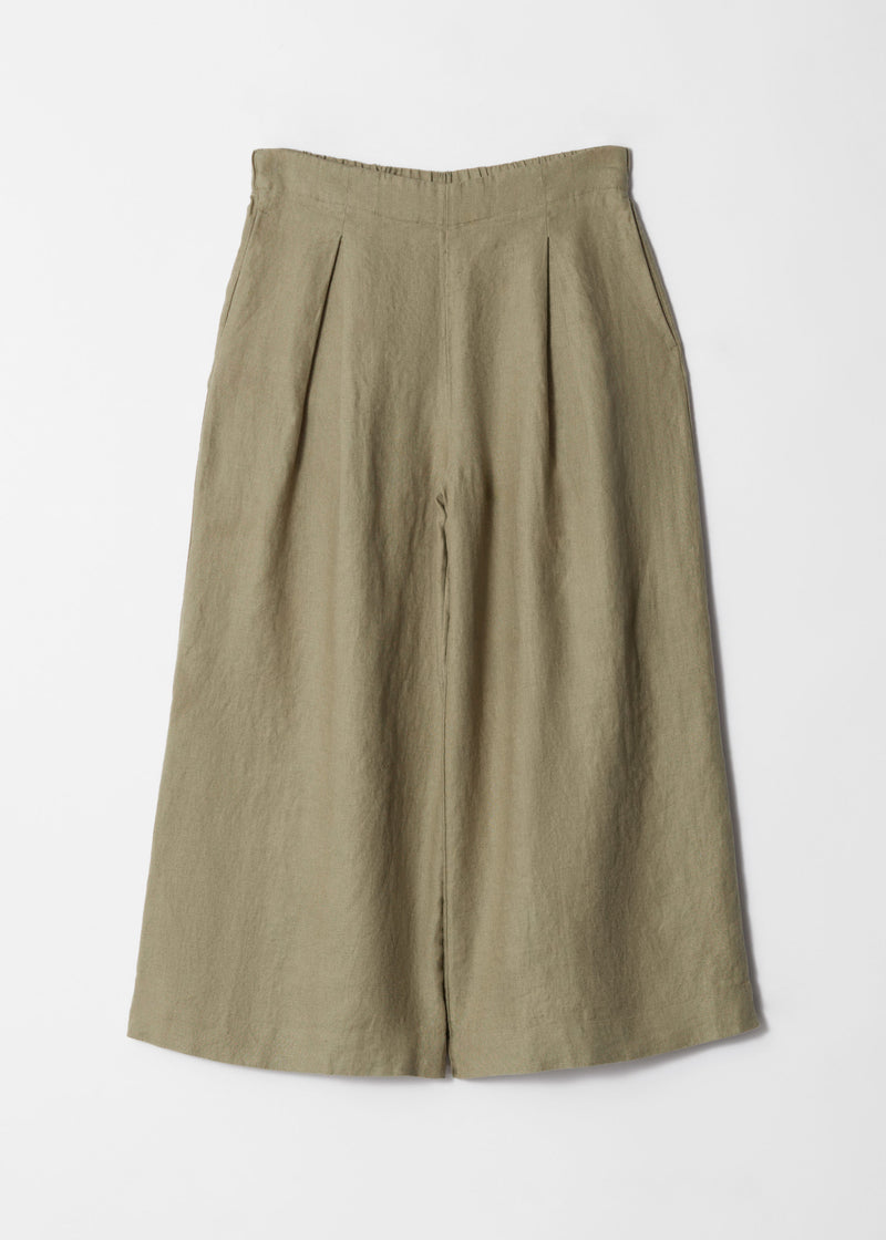 Trousers Es Isabel Linen - Khaki - Women
