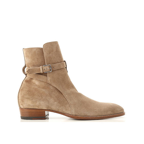 Bottes Saint Laurent Wyatt Jodhpur - Beige - Homme