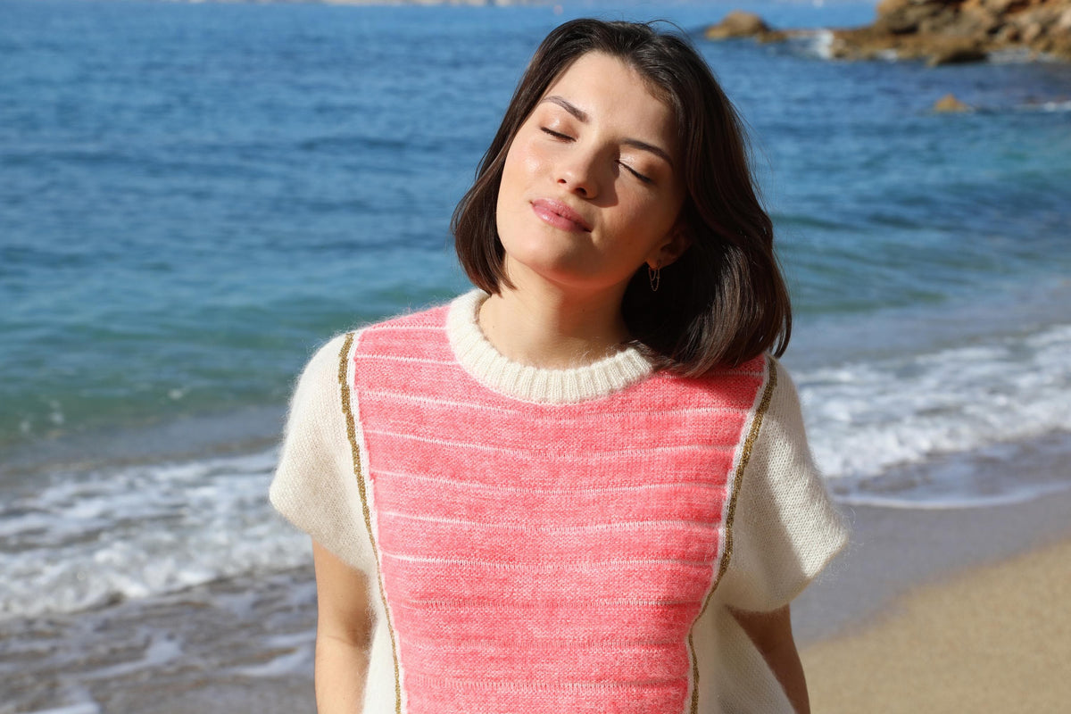 Ärmelloser Pullover Petra Neon