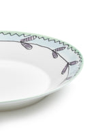 Midnight Flowers - Lot De 2 Assiettes Creuses - M - Porcelaine Bone China - Blossom Milk