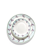 Midnight Flowers - Lot De 2 Assiettes - L - Porcelaine Bone China - Blossom Milk