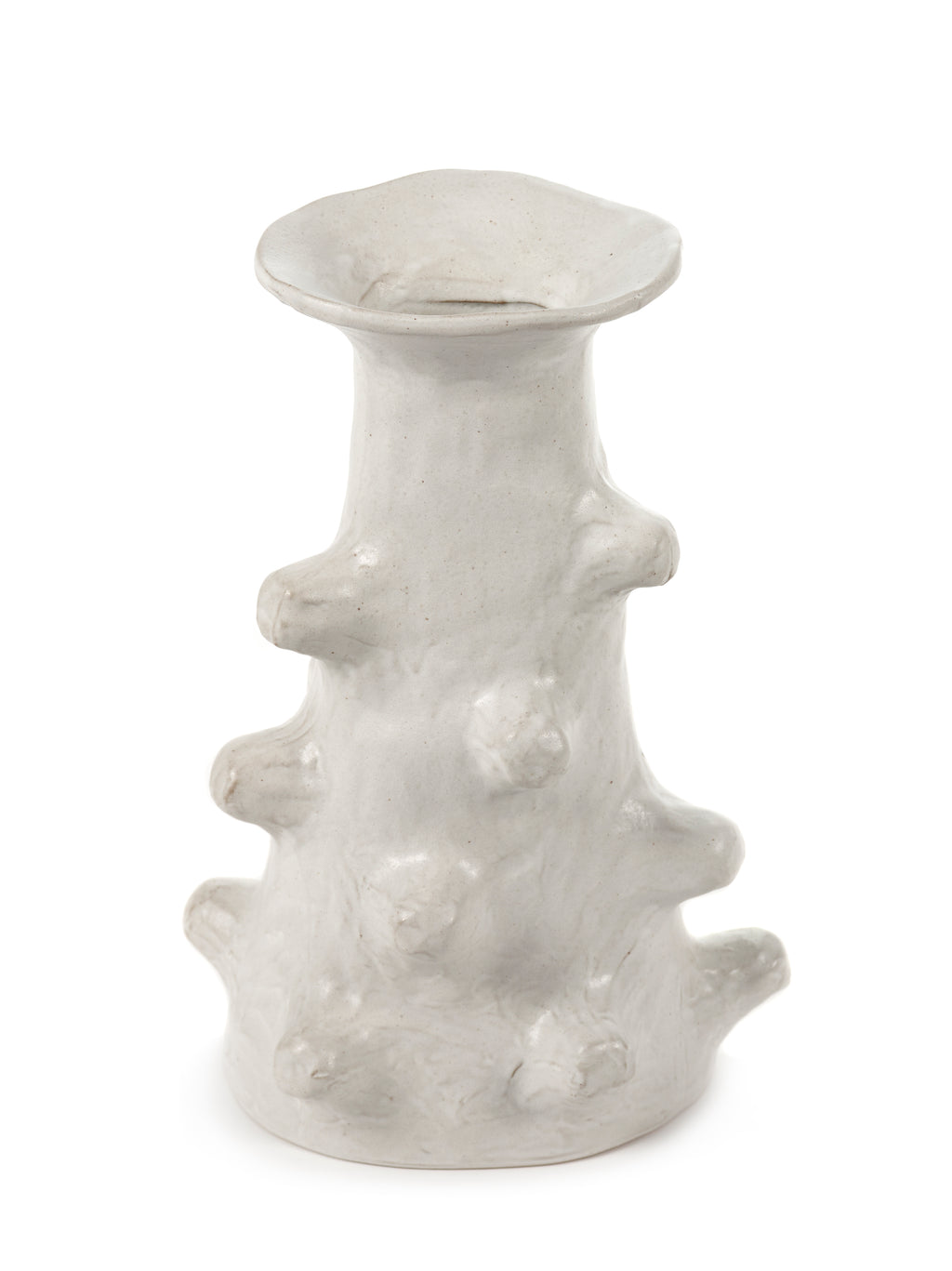 Marie Billy - Vase 03 - L - Grès - Blanc