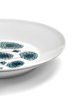 Midnight Flowers - Lot De 2 Assiettes Creuses - S - Porcelaine Bone China - Anemone Vaniglia