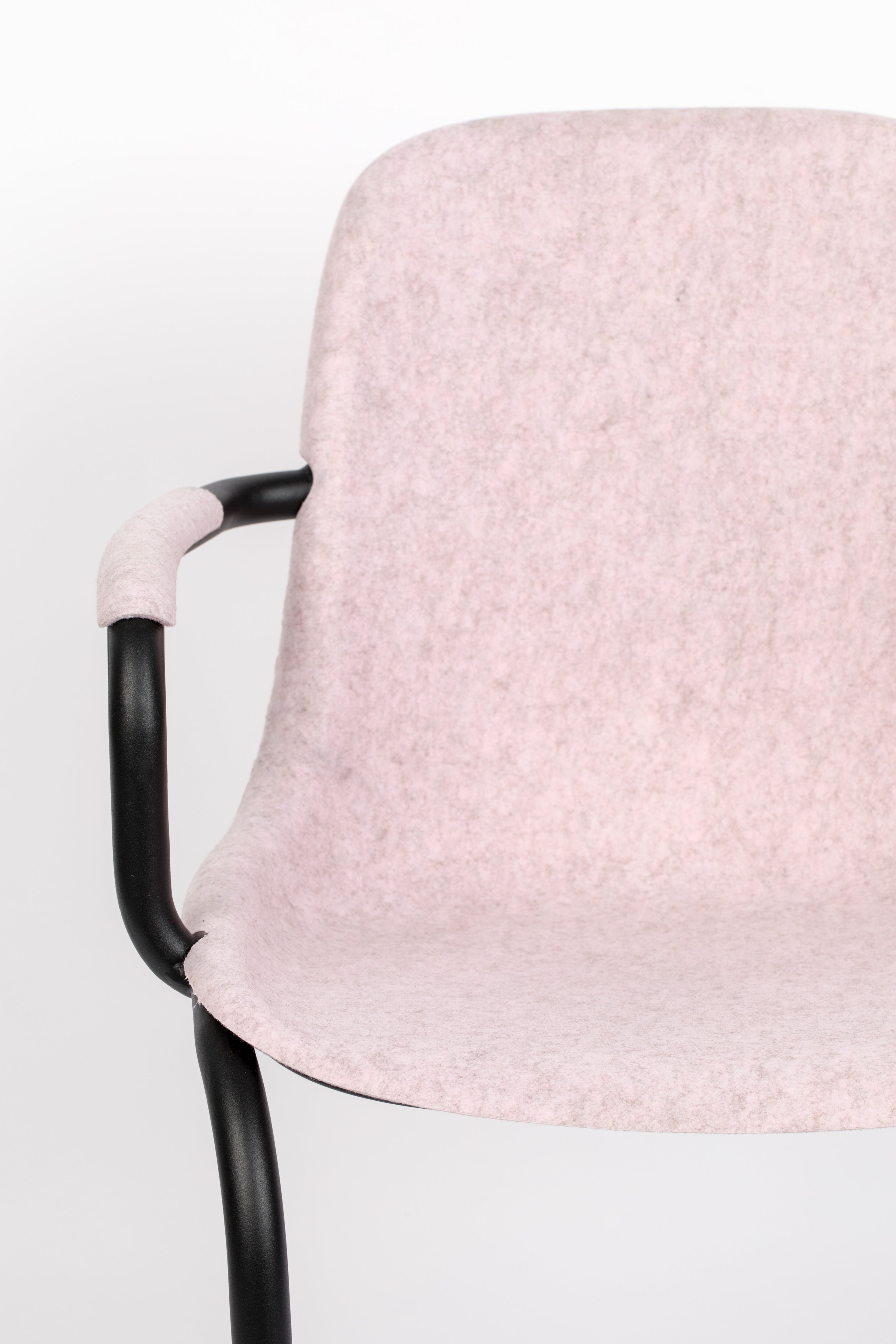 Thirsty - Fauteuil De Salle À Manger - Plastique recyclé - Rose Pâle