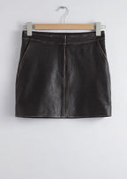 Jupe En Cuir St Unity - Noire