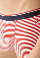 Boxer Marinière Rouge En Coton - Marius Mariniere Rouge