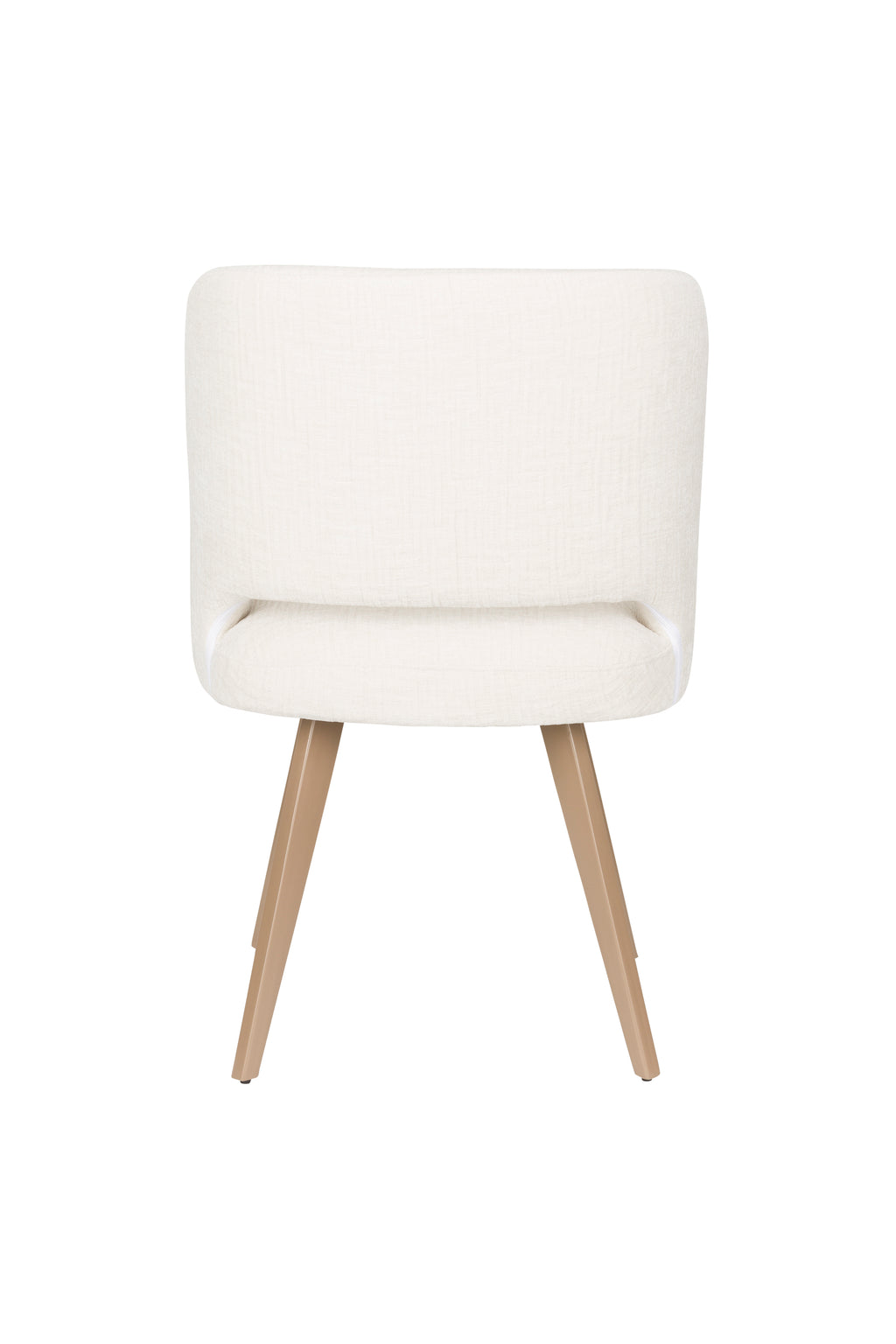 Yves - Dining Room Chair - Polyester - White/Beige
