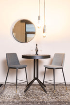 Medium Raj - Mirror - Steel - Black