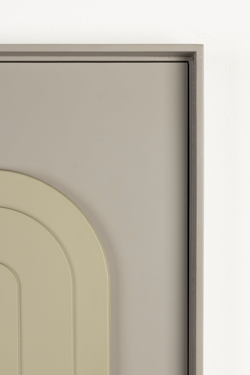 August Art - Wall Decoration - Plaster - Rice Brown/Beige