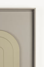 August Art - Wall Decoration - Plaster - Rice Brown/Beige