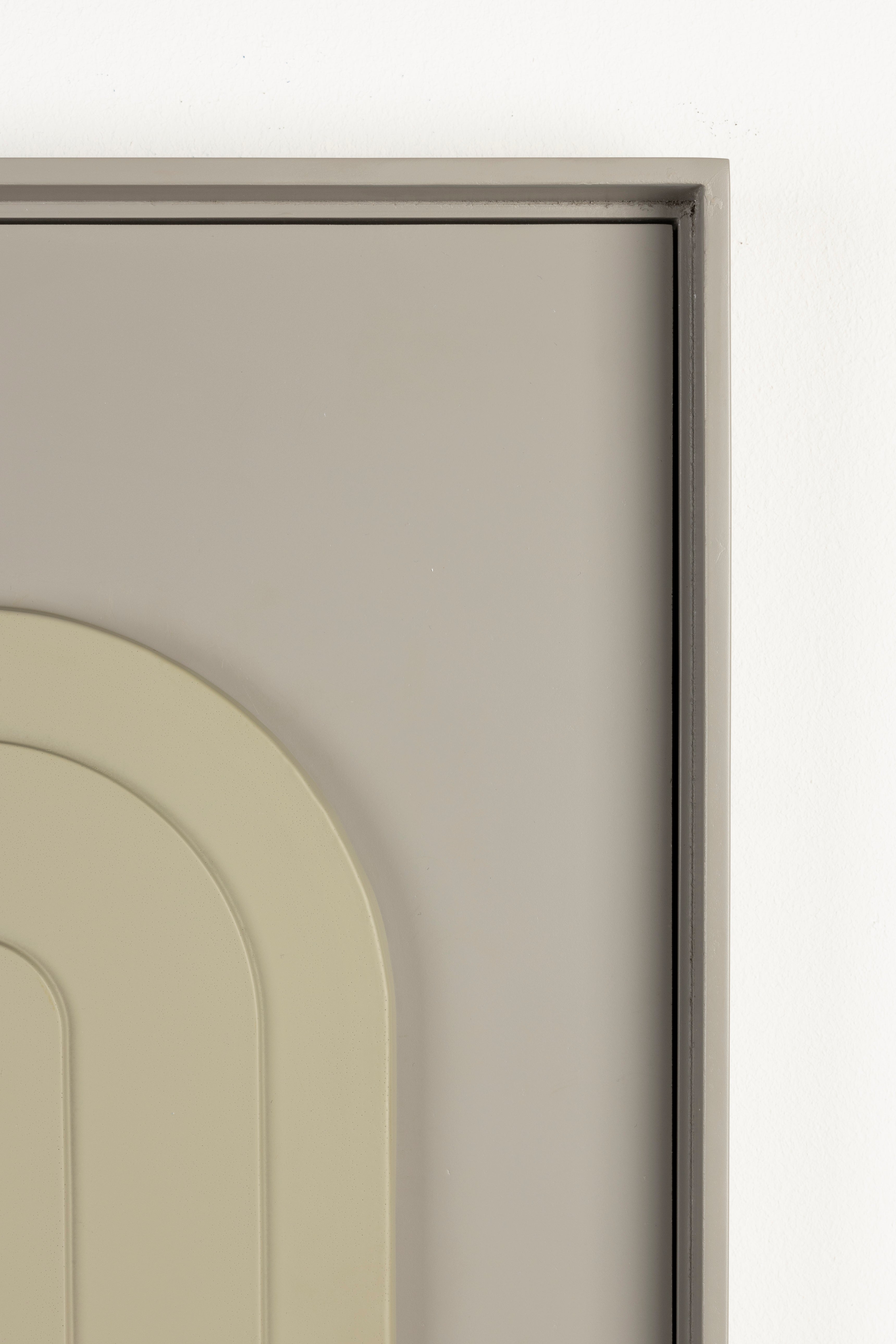 August Art - Wall Decoration - Plaster - Rice Brown/Beige