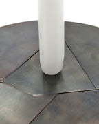 Candelabra - Bougeoir - Acier Bleui - Noir