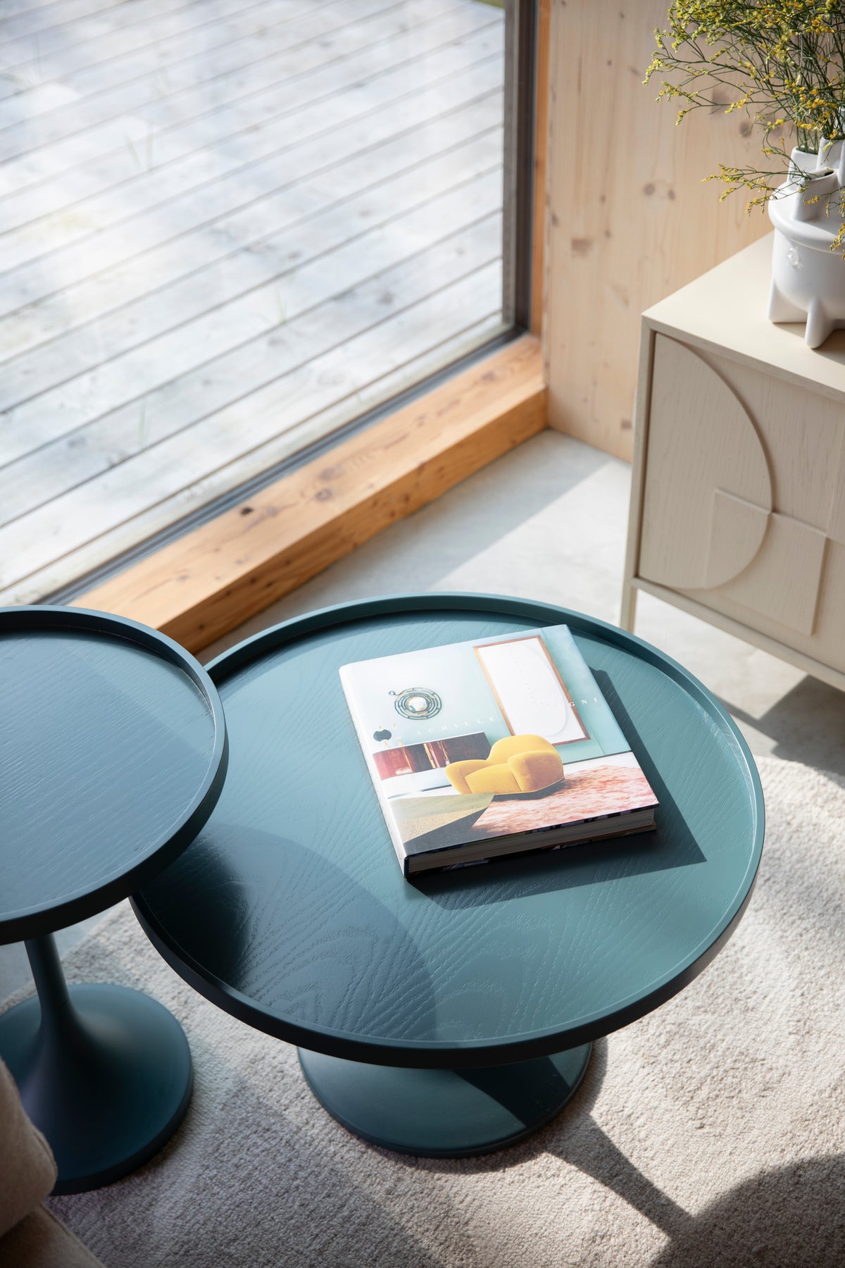 Jason - Table basse - Acier - Bleu
