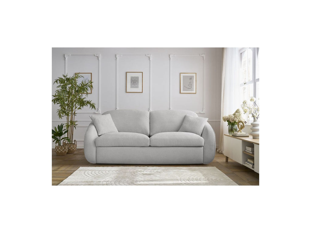 Cezanne Straight Sofa Bed with Express Opening and Smooth Fabric