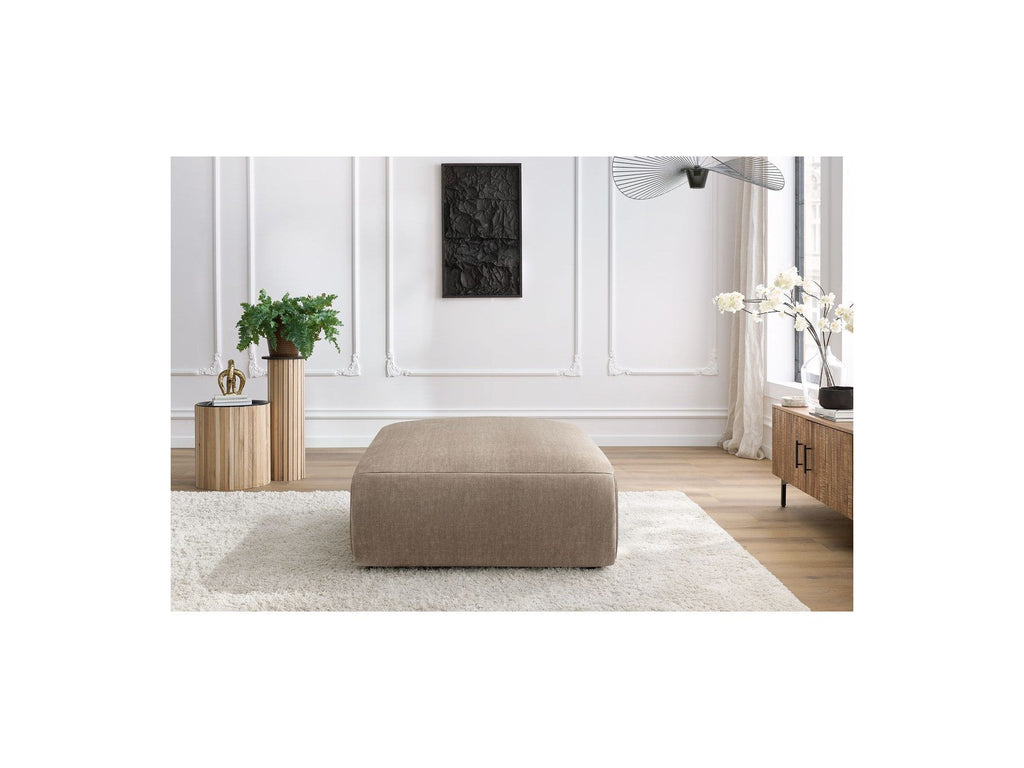Jeanne - Grand Pouf - Tissu Velours