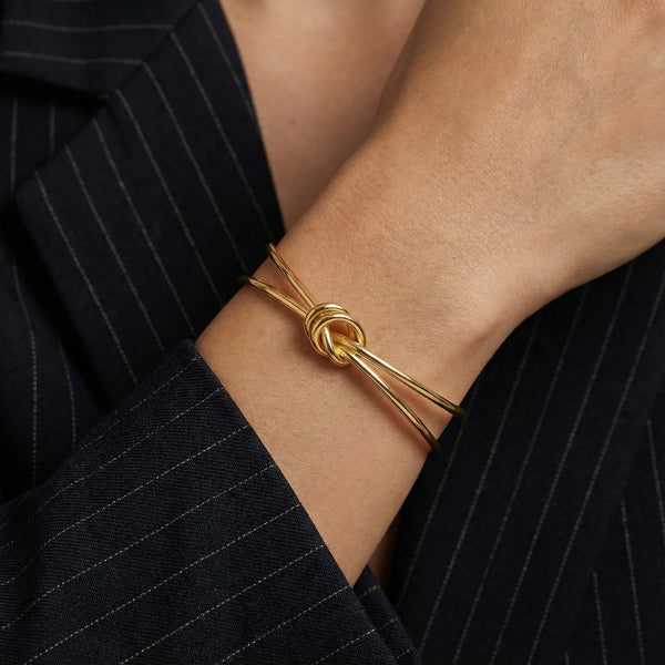 Brazalete rígido Double Knot