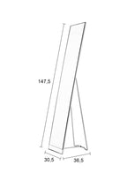 Stand - Mirror - Steel - White