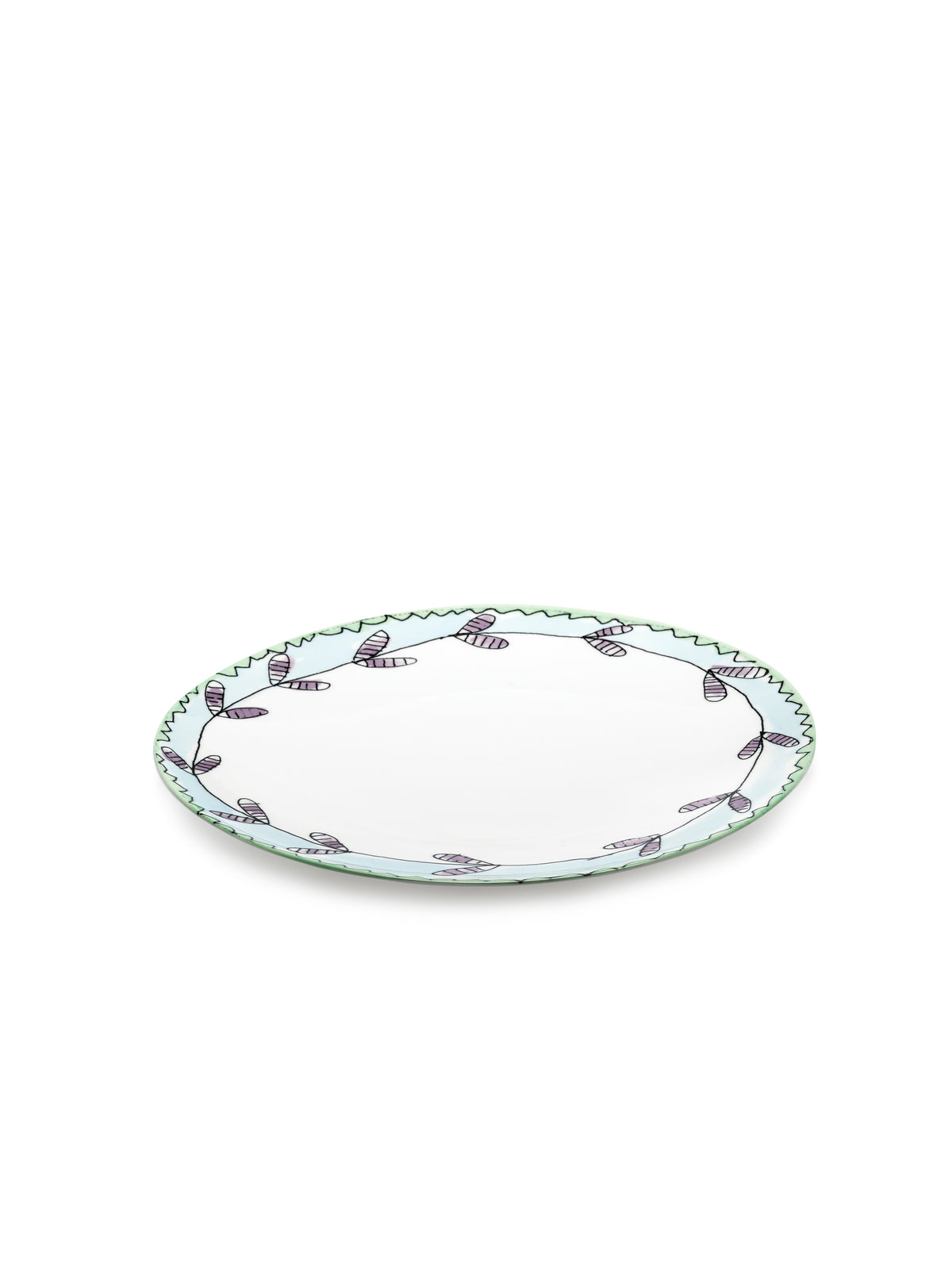 Midnight Flowers - Lot De 2 Assiettes - L - Porcelaine Bone China - Blossom Milk