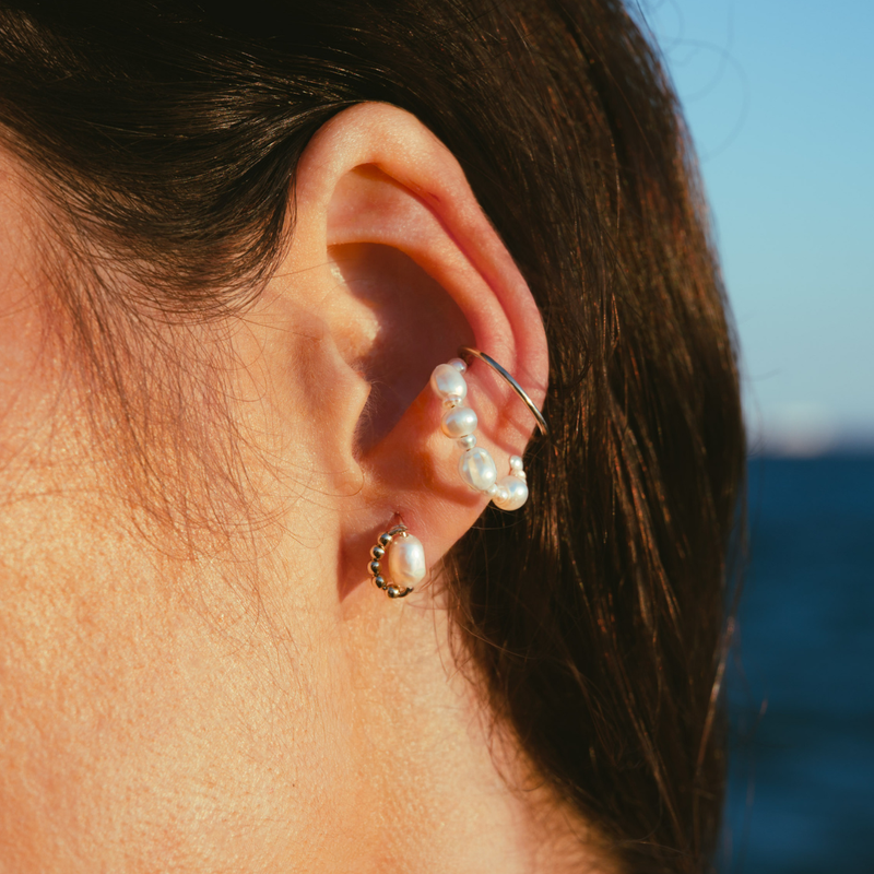 Boucles D'Oreilles - Les Puces Nacres Adèle Camus X
