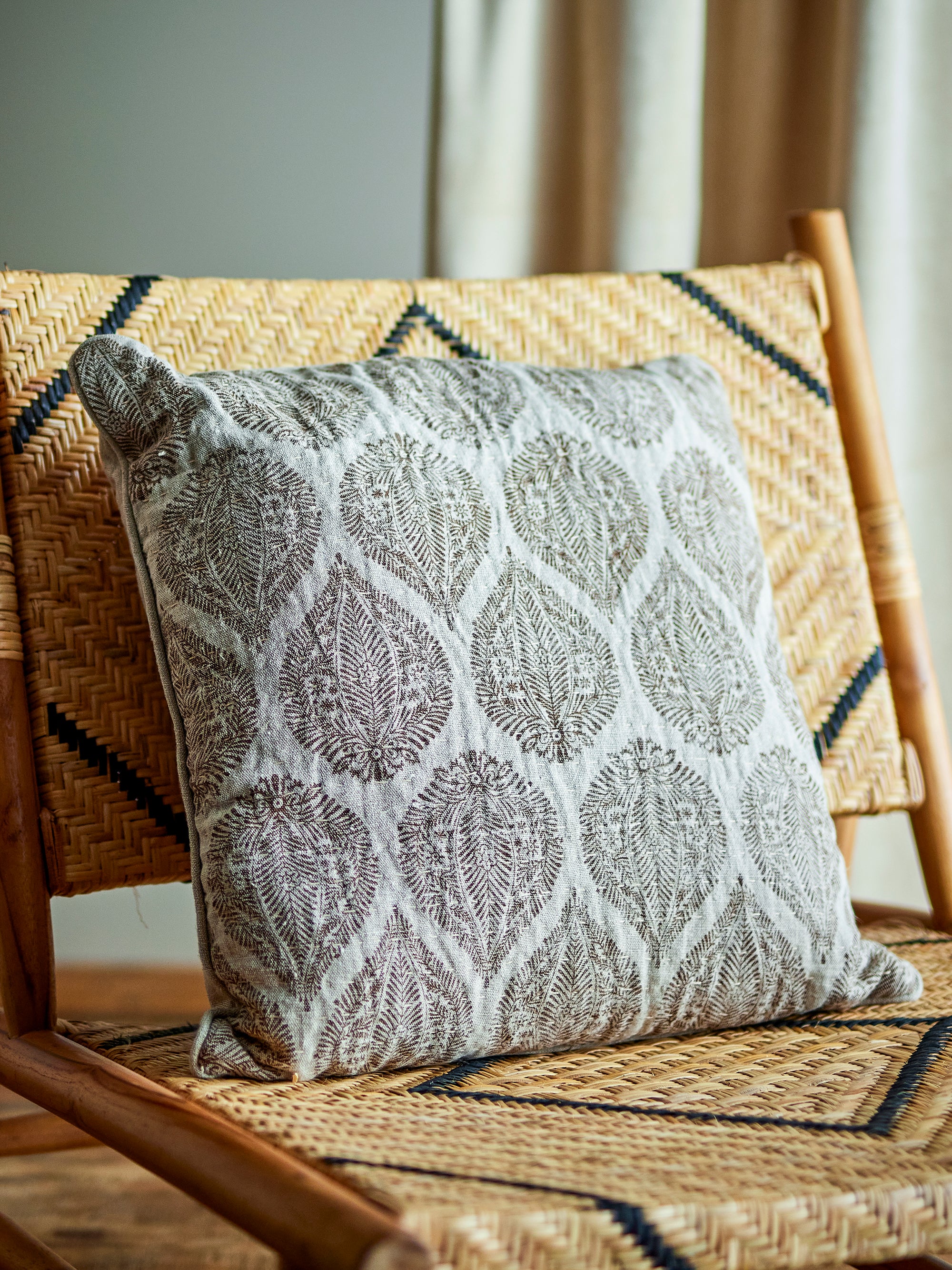 Cergy - Cushion - Brown - Cotton