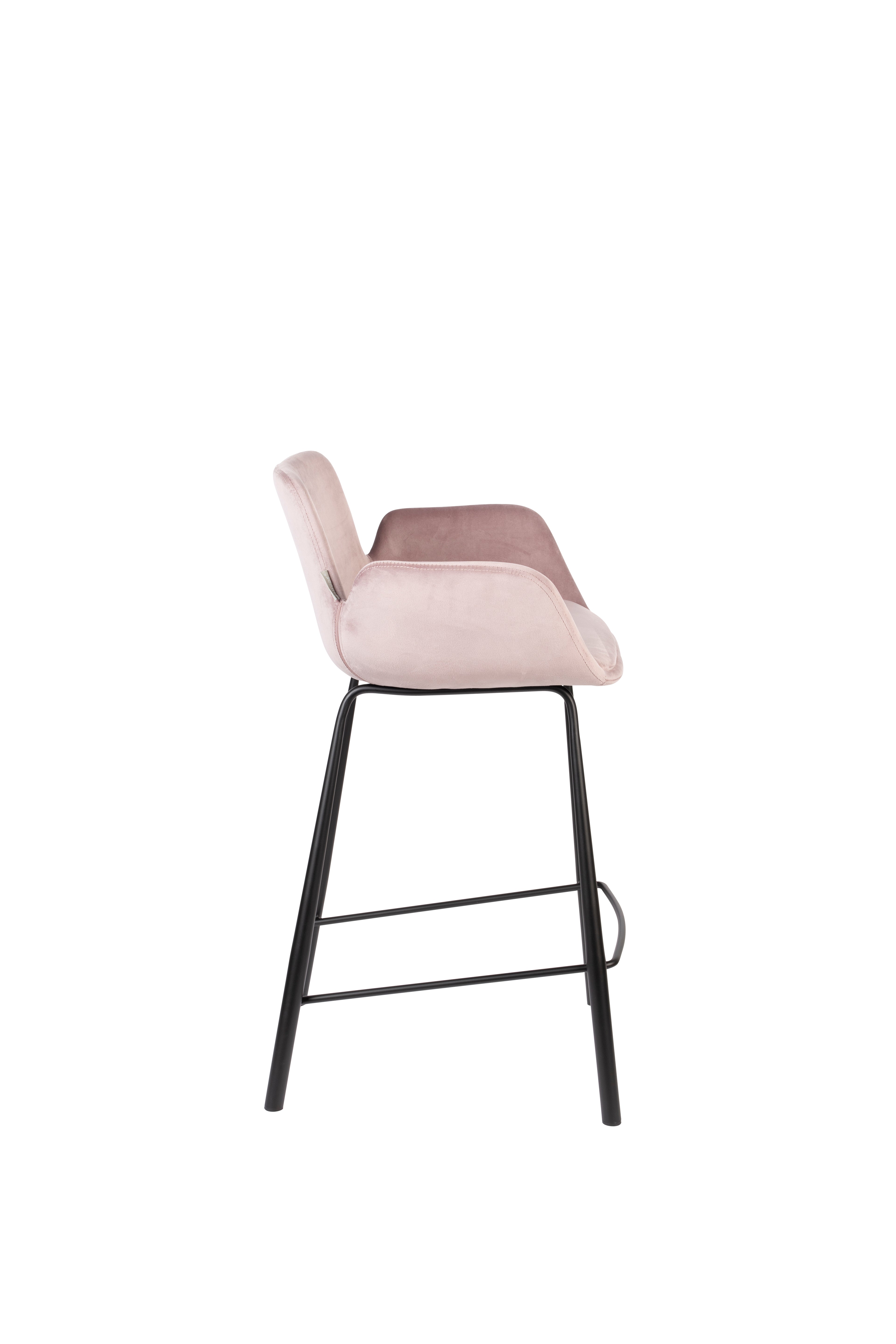 Brit - Bar & Counter Stool - Polyester - Pink