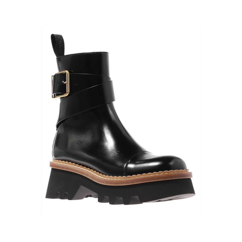 Bottes - Chloé Owena Leather  - Black