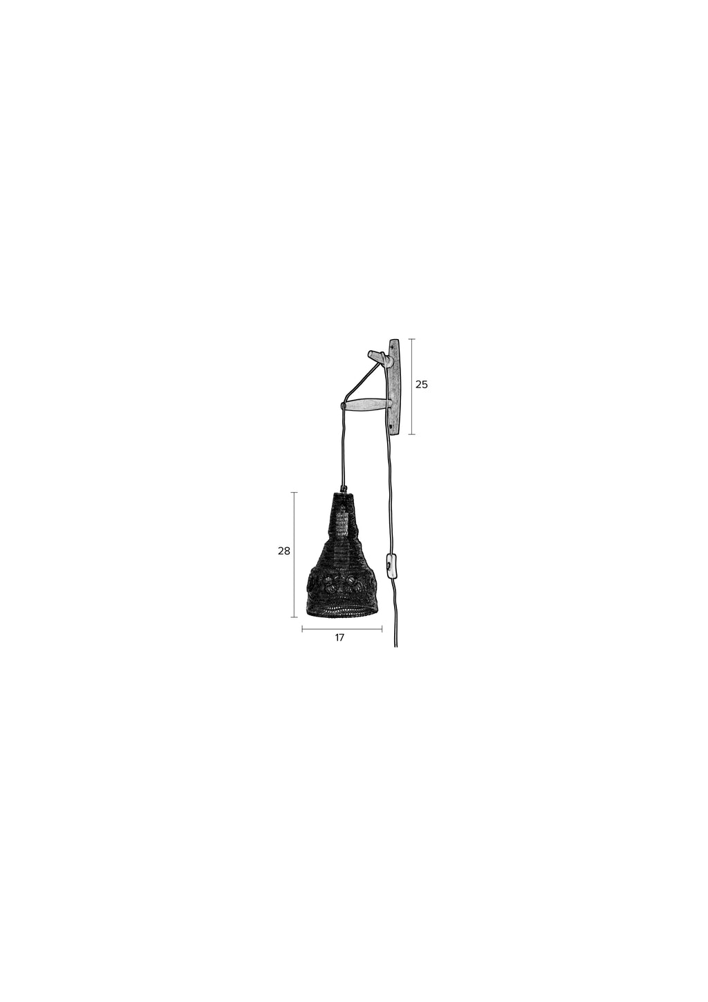 Alen - Wall Light - Iron - Gold