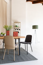 Clip - Dining Room Chair - Fabric - Black/Grey