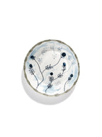Midnight Flowers - Lot De 2 Assiettes Creuses - M - Porcelaine Bone China - Mirtillo Tea
