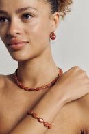 Le Bracelet Jeanne Jaspe Rouge