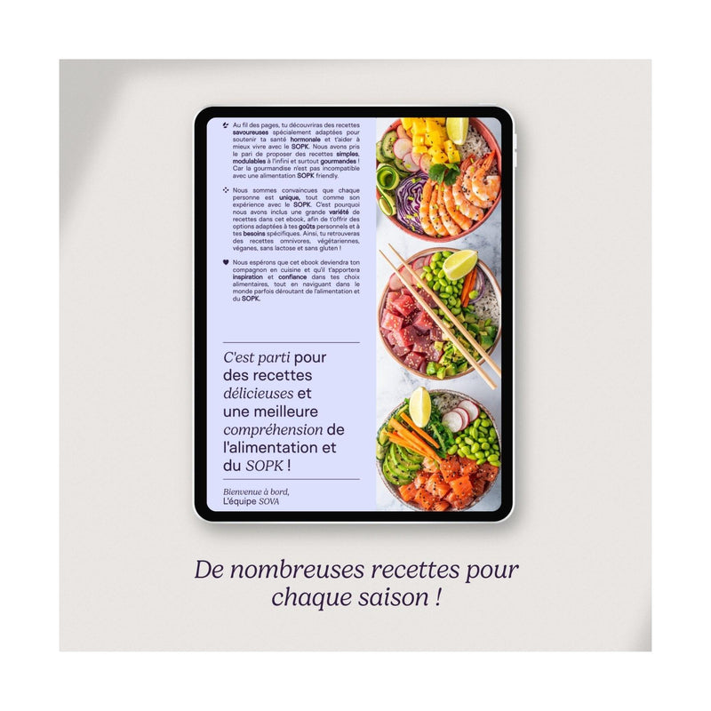 EBOOK - 84 recettes pour accompagner son SOPK - SOVA