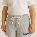 The Captain - Striped & Personalized Shorts