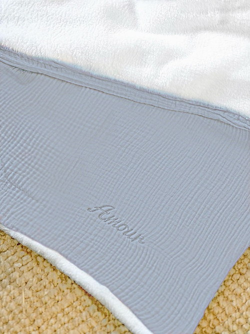 L'Inséparable - Couverture Doublée - Bleu Souris