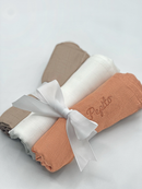 Set Of 3 Swaddles - Dunes Sand