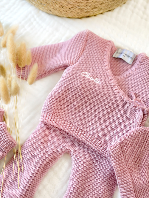 La Petite Perle Vieux Rose - Trousseau De Naissance