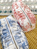 The Maxi Pencil Case - Toile De Jouy Inspiration - Brick