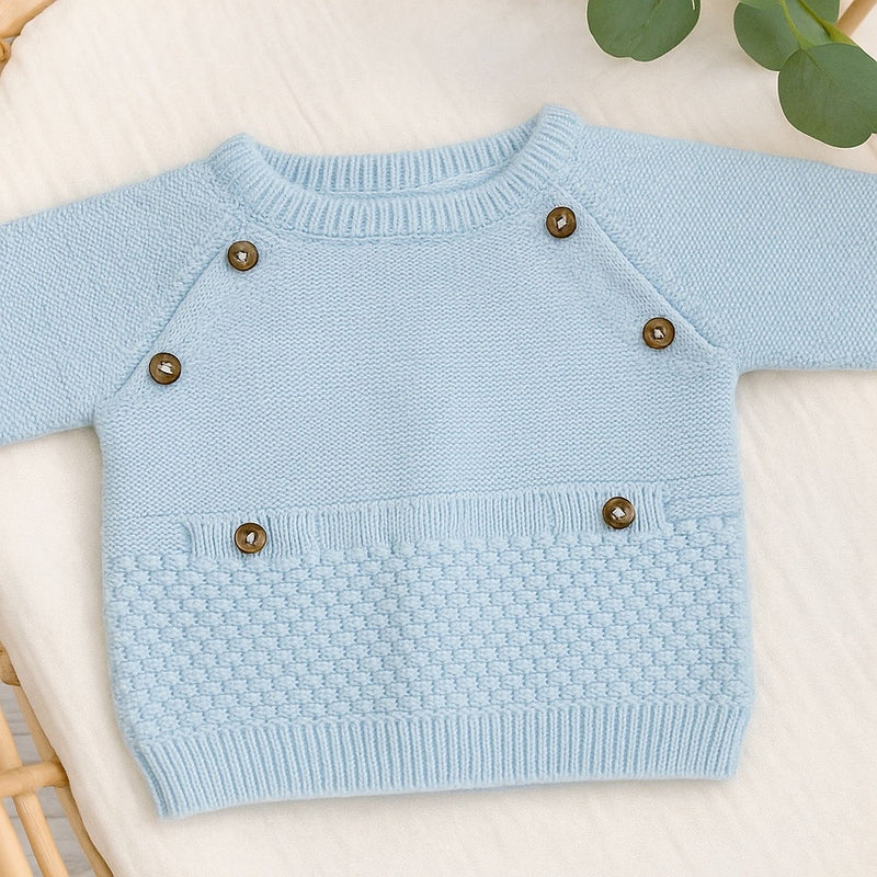 Le Chouchou - Birth Keychain - Cloud Blue